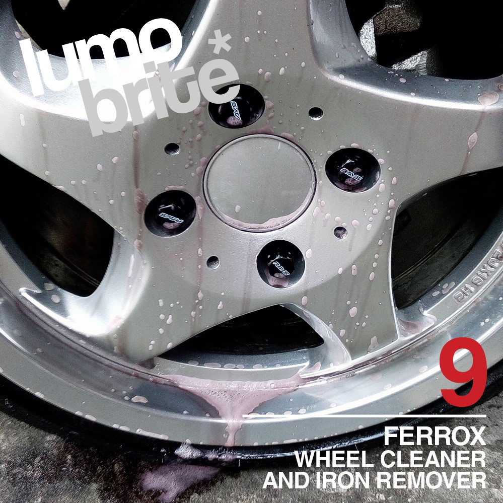 LUMOBRITE 9 Ferrox Wheel Cleaner and Iron Remover Pembersih Debu Besi Rem Pelek Oksidasi MURAH