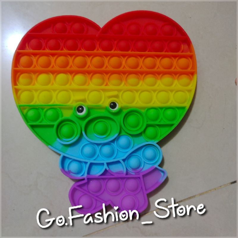 FREE GUNDU KELERENG!Mainan Pop It Penghilang Stress Viral Tiktok Jumbo 20cm Bahan Import Bagus Halus Model New Bts-8