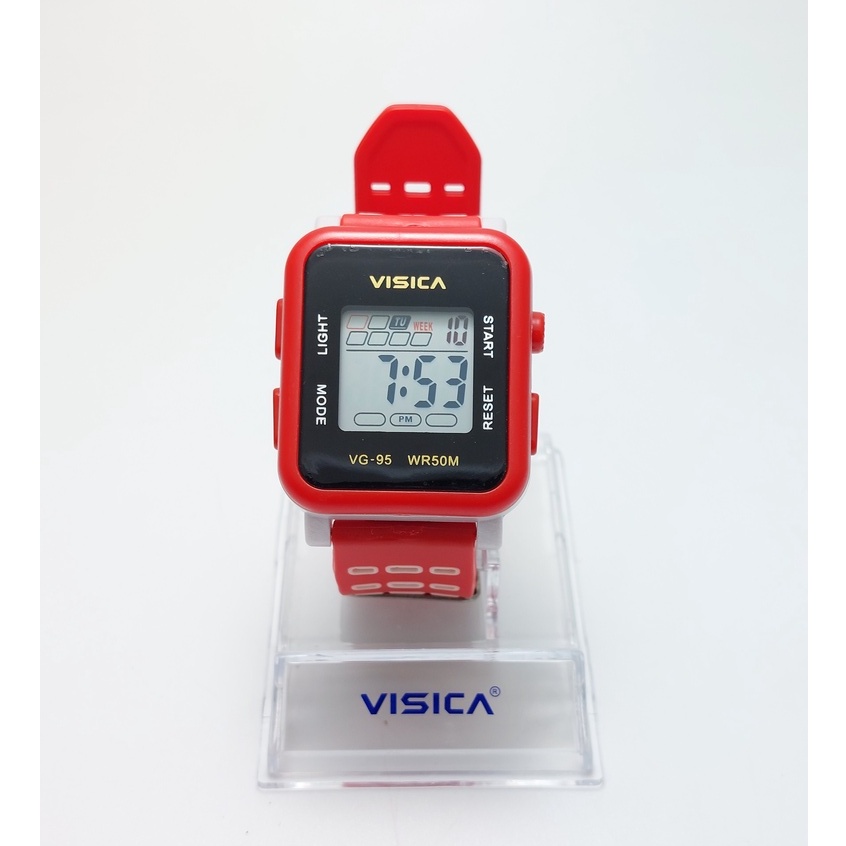 [NEW] JAM TANGAN VISICA DIGITAL RUBBER ANTI AIR PREMIUM QUALITY VG-95