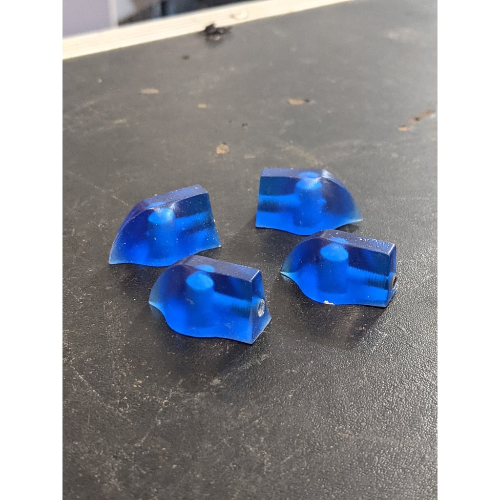 Knob Gitar OLP CSKCHK TBL Blue 1 Set Isi 4 Unit Bahan Berkualitas Aksesoris Guitar Akustik Elektrik 