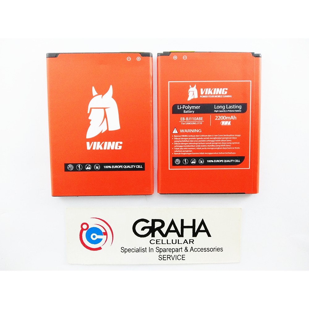 BATERAI / BATTERY / BATRE SAMSUNG J1 ACE / J110 VIKING DOUBLE POWER