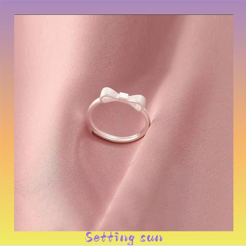 COD✨Cincin Kupu-kupu Wanita Emas Elegan Perhiasan  Desain Niche Gaya TN