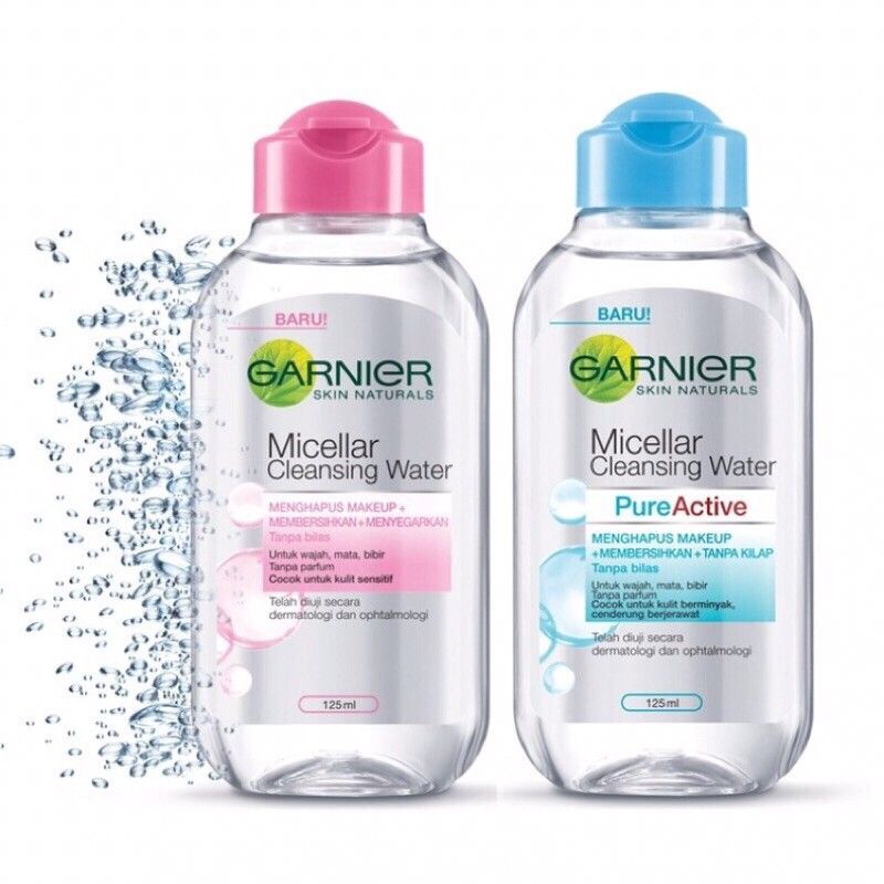 Garnier Micellar Cleaning Water 125ml Pink &amp; Biru