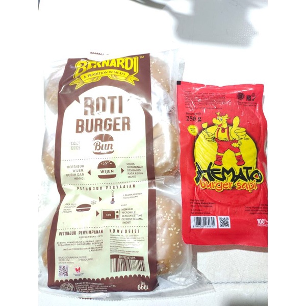 PAKET ROTI  WIJEN BURGER ISI 6