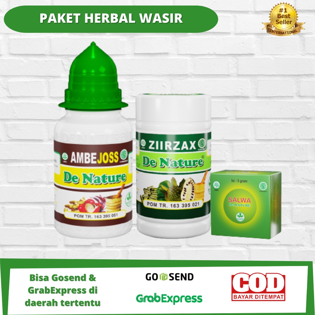 Obat Abses Anal Kanker Anus Wasir Ambeien Ambeyen Ambein Benjolan di Anus Fistula Ani De Nature Asli