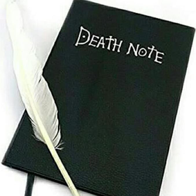 

Anime Death note book+ Free pulpen Bulu(Segel Tinta) Kode 1086