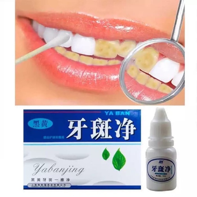 PEMUTIH GIGI AMPUH Yabanjing Whitening PENGHILANG KARANG PLAK GIGI PERONTOK teeth Bleaching cairan