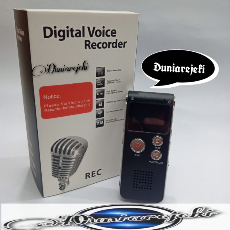 Portable Digital Audio Voice Recorder Recording USB Alat rekam Suara