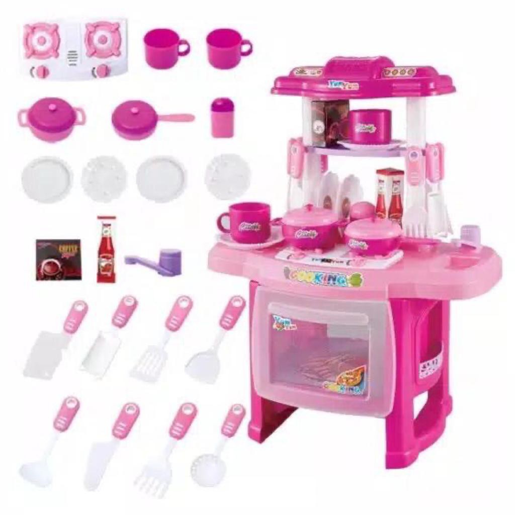 [JUALSEMUA18](RX1800)MAINAN ANAK KITCHEN SET MASAK-MASAK LENGKAP 24PCS DENGAN MUSIC