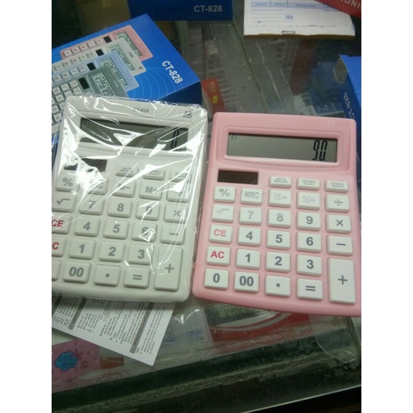 Kalkulator berwarna Lucy CT828 12 digit termurah