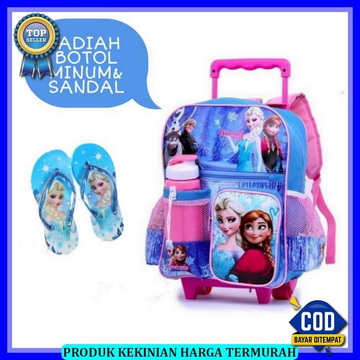 Tas Troli Anak Tk/ Troli Anak Sd/ Tas Dorong Murah/ Tas Import Murah Tas Perempuan Anak Sekolah Tk/S