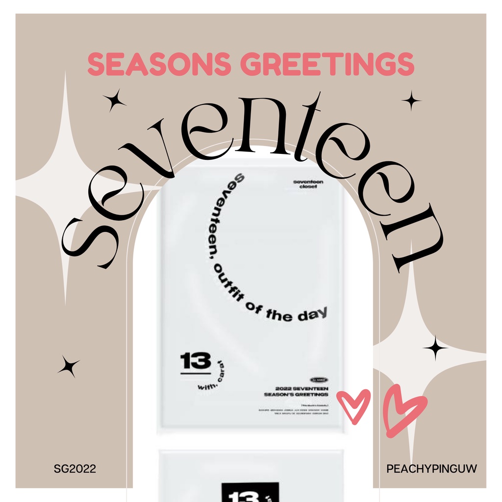 READY STOCK SEASONS GREETINGS SG SEVENTEEN 2022