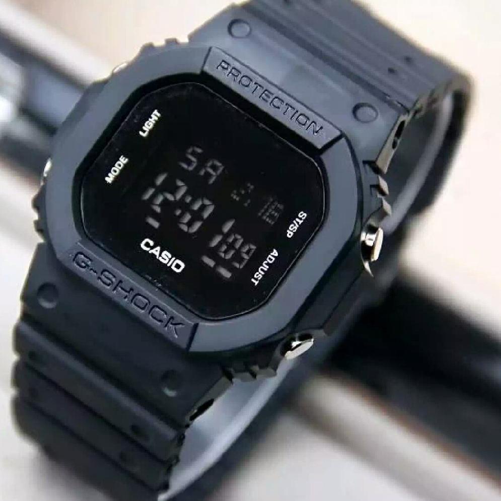 THB.19Au22l ▪ JAM GSHOCK CASIO GLS5600 HITAM DW5600 FULL HITAM ANTI AIR