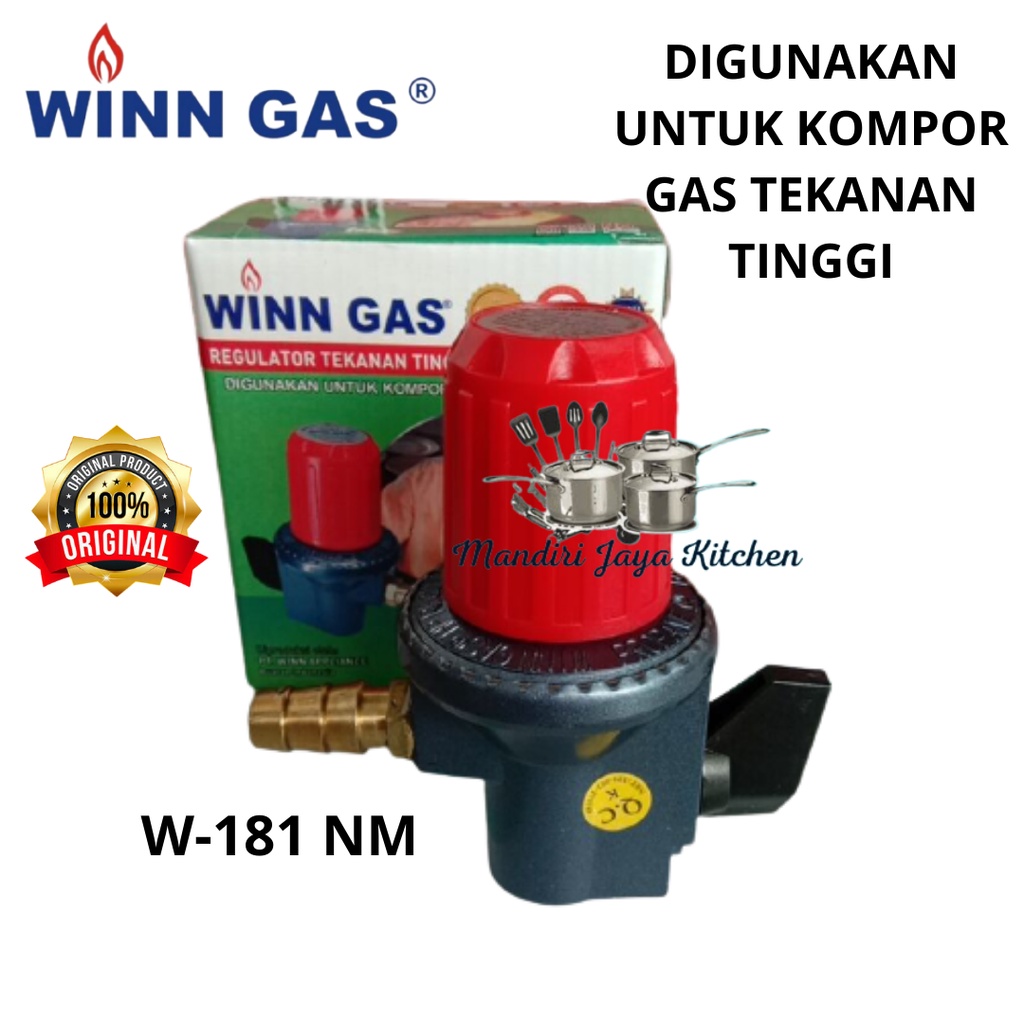 Regulator High Pressure WINN GAS Non Meter W181