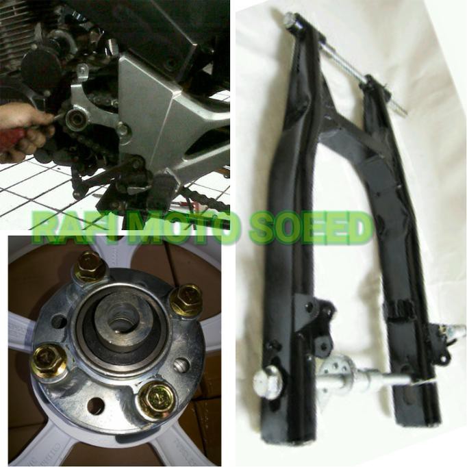 Swing Arm Kumis Tiger Paket Gir Gendong+Spacer Gir Belakang Termurah