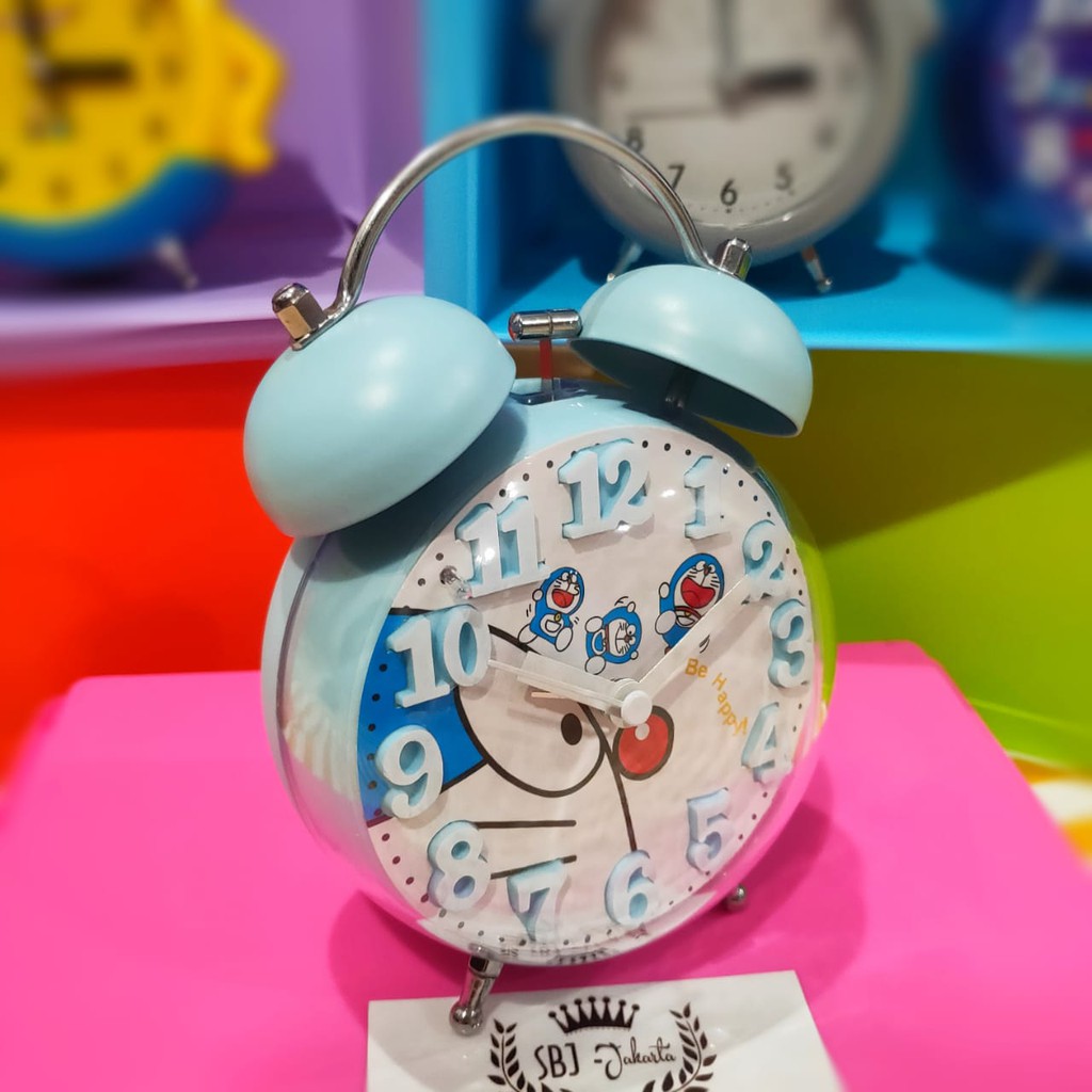 Jam Weker Karakter Minion Doraemon Mickey Mouse Totoro Unik