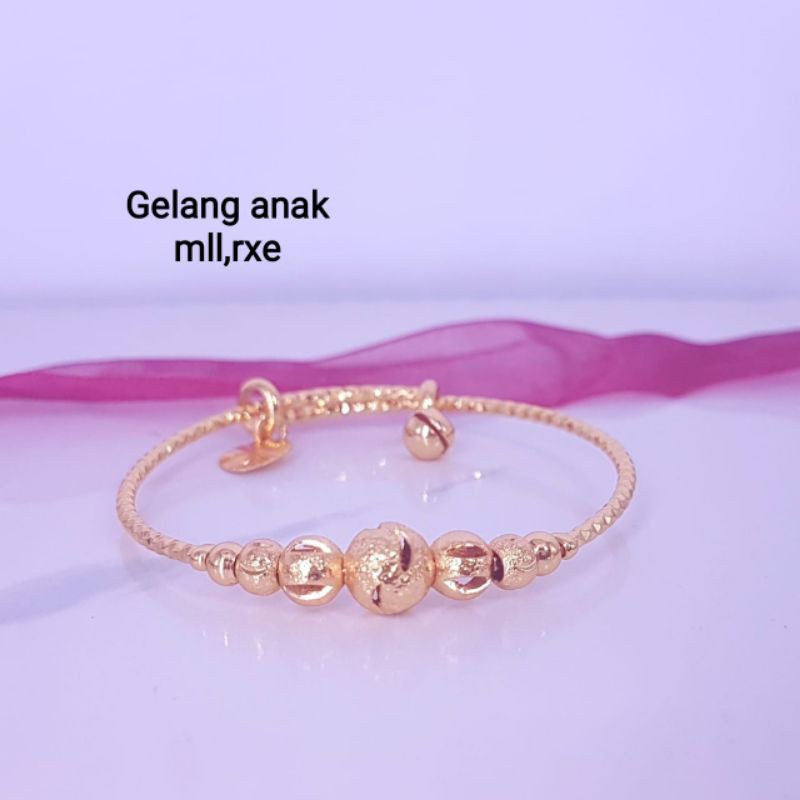 gelang anak (mulai baru lahir -10tahun)awet,tahan lama free size,