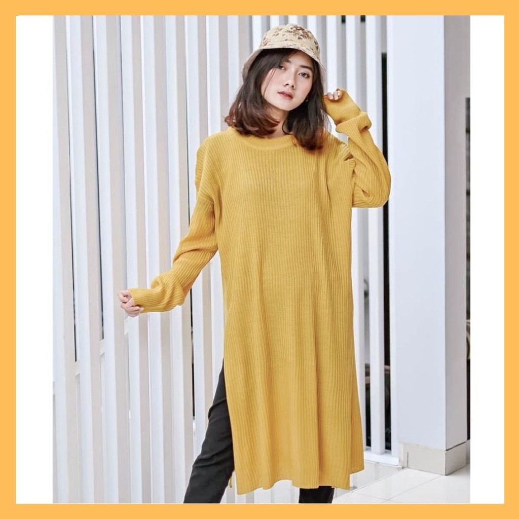 KARENINA TUNIK / ANDINI TUNIK / RAJUT WANITA TERBARU / FASHION MUSLIM