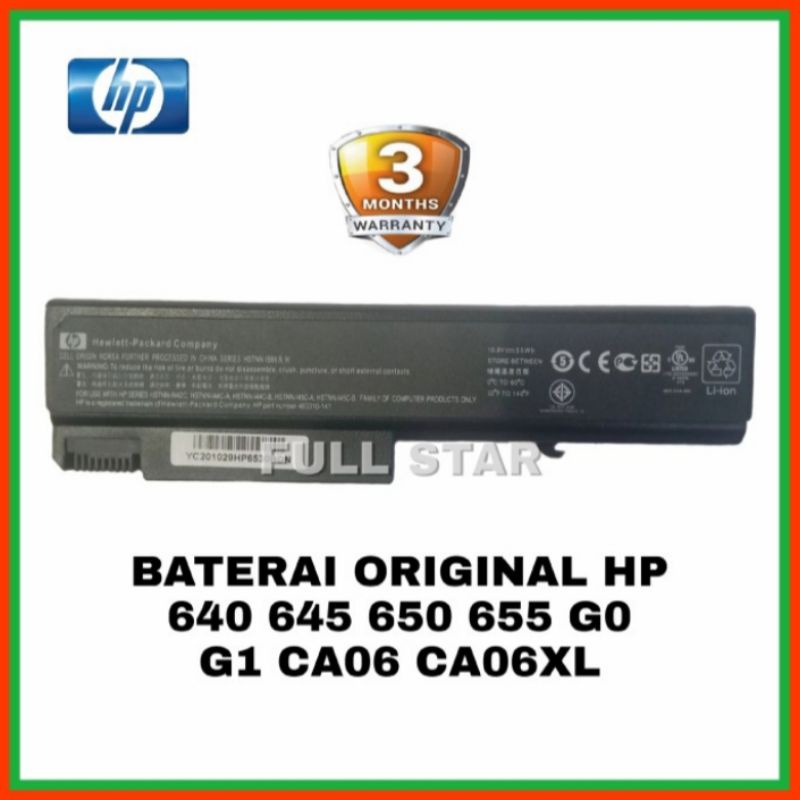 Baterai Batre Laptop HP ProBook 640 G1 645 G1 655 G1 G0 CA06 CA06XL CA09 ORIGINAL