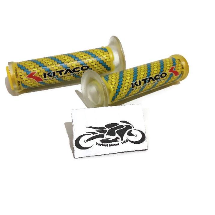 Sarung gas motor carbon karet 2pcs, Handfat motor variasi, hendgrip setang motor, hengdgrip carbon, 