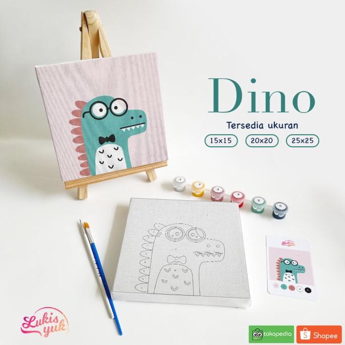 

Paint by Numbers Kit For Kids - Dino - by LukisYuk