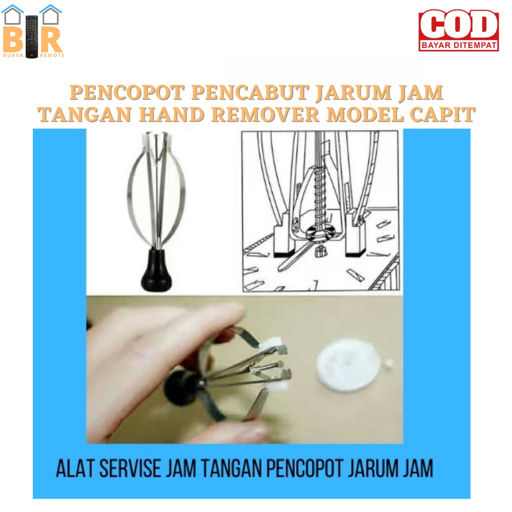 Pencopot Pencabut Jarum JAM TANGAN Hand Remover Model Capit