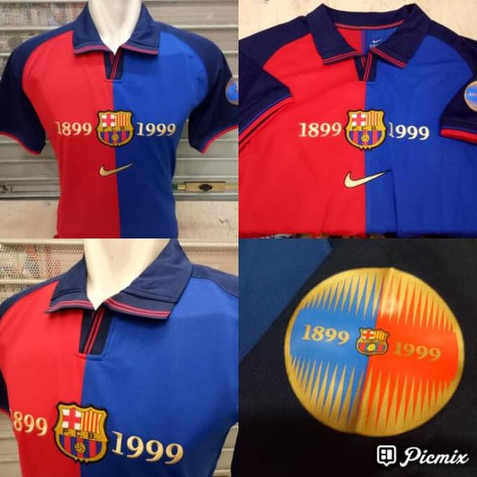 Jersey Retro Barcelona Home Centenary 1999