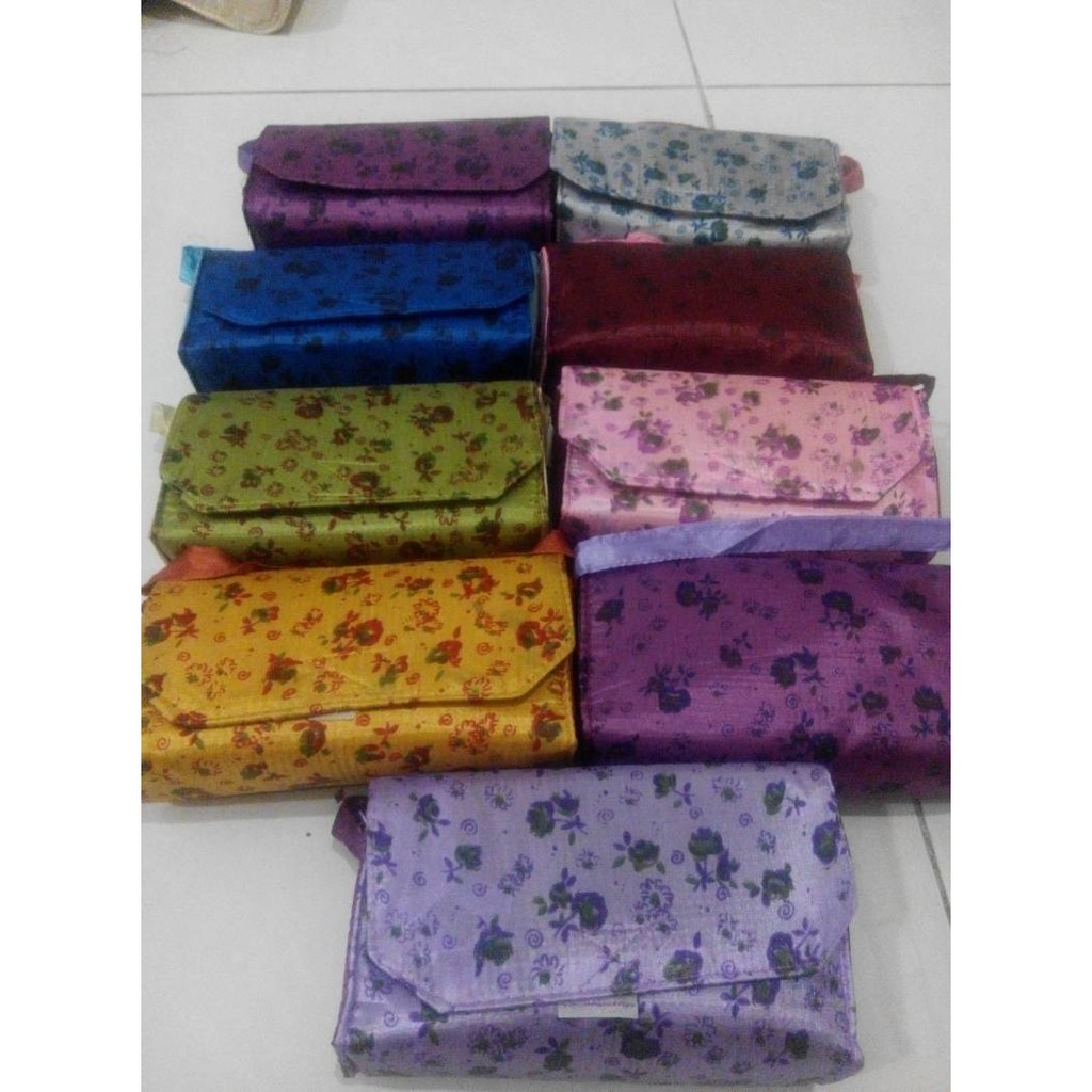 mukena parasit motif bunga