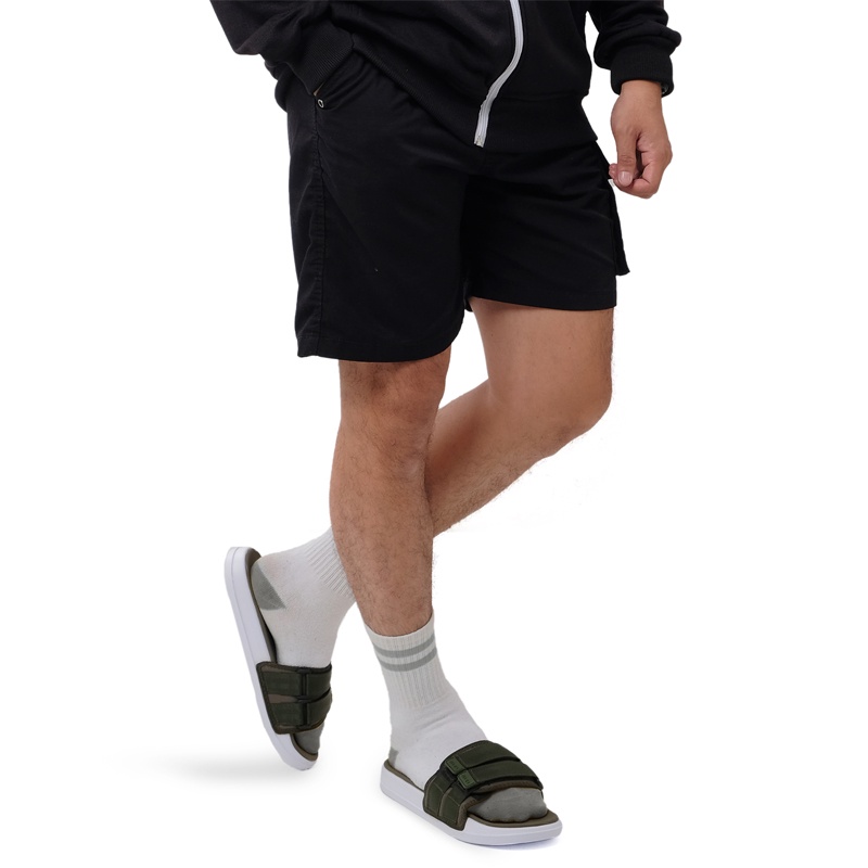 Niel Sandal Selop Slide Pria Wanita Dima Hijau Army