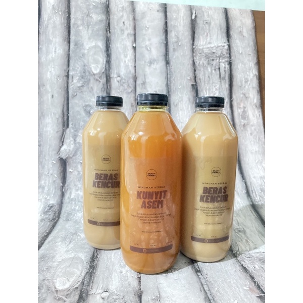 

Jamu Kunyit Asem / Beras Kencur / Empon-Empon / Sari Jahe 1000ml