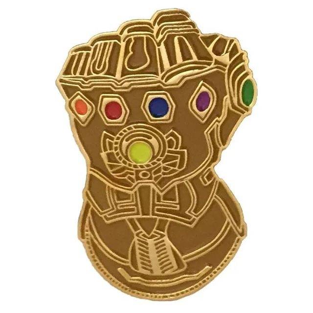 Infinity Gauntlet enamel pin
