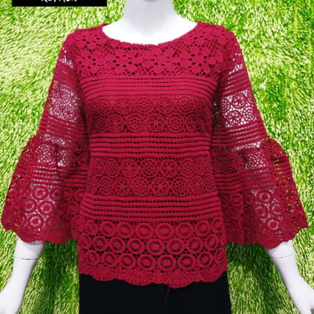 Blouse aifuniee brokat bangkok