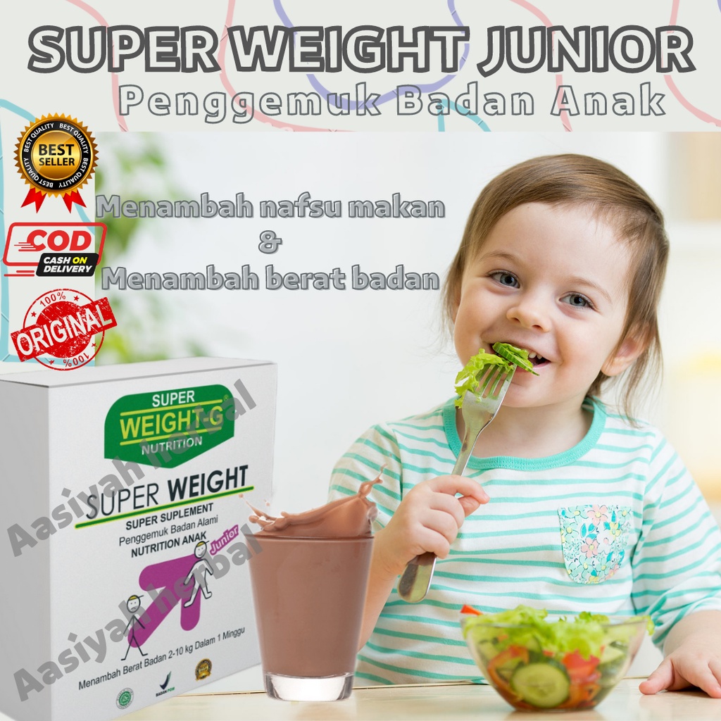 

SUPER WEIGHT JUNIOR SUSU - Susu Penggemuk Badan Anak, Susu Penggemuk Badan, Penambah Nafsu Makan, Obat Gemuk Sehat, Suplemen Penggemuk Badan, Vitamin Penggemuk Badan, Terbukti Ampuh lebih ampuh dari sam yu wan