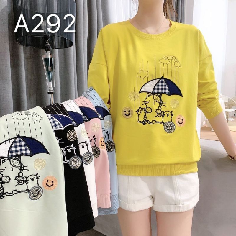 Kaos Import Korea Tangan Panjang A292