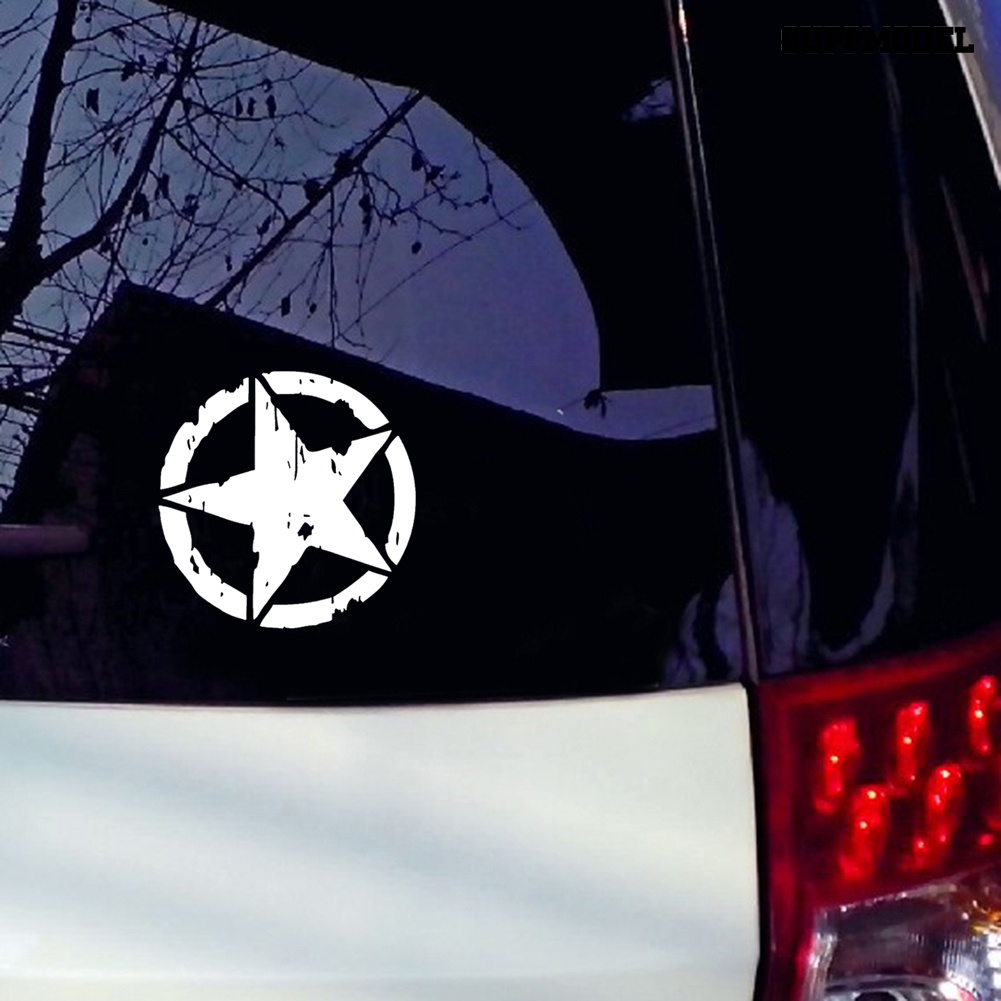 Stiker Decal Motif Bintang Anti Air Untuk Dekorasi Mobil / Motor