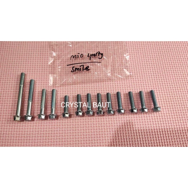 Baut Blok Set CVT Mio Sporty Smile Baut 10 kunci 8