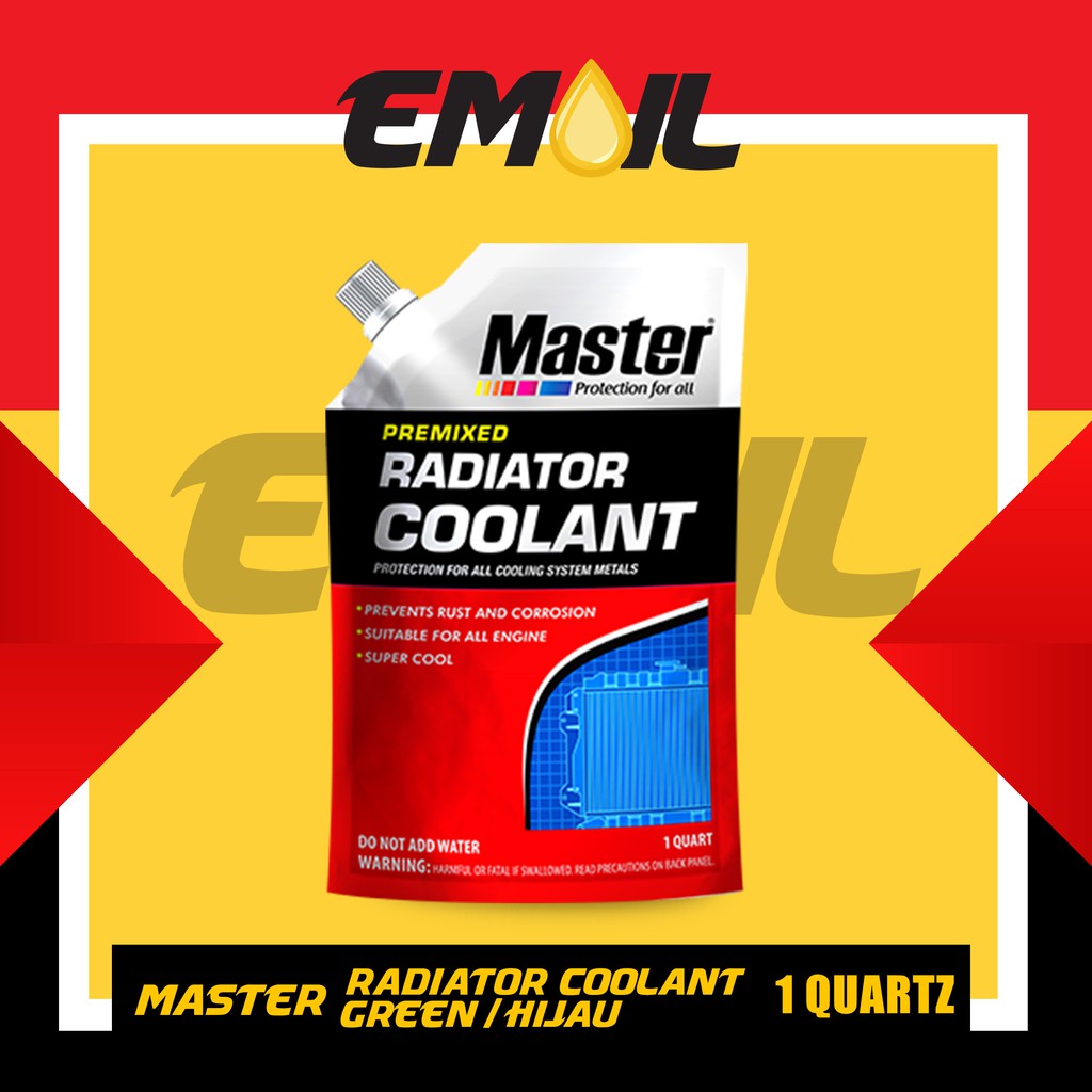 Air Radiator Coolant Master Warna Hijau 1 Quartz / 946 ml