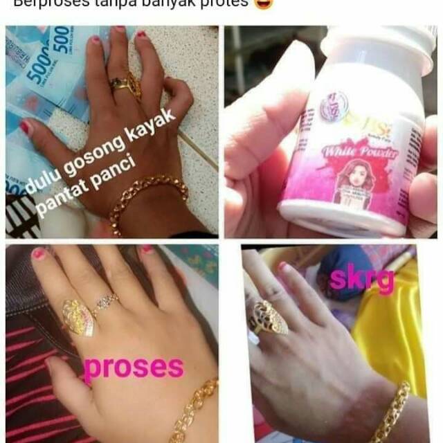 BSI powder pemutih badan