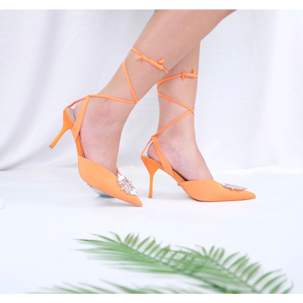 [7.7 Boombastis Sale⚡] - SEPATU WANITA HAK TINGGI ZS414 BALERINA HEELS PREMIUM IMPORT