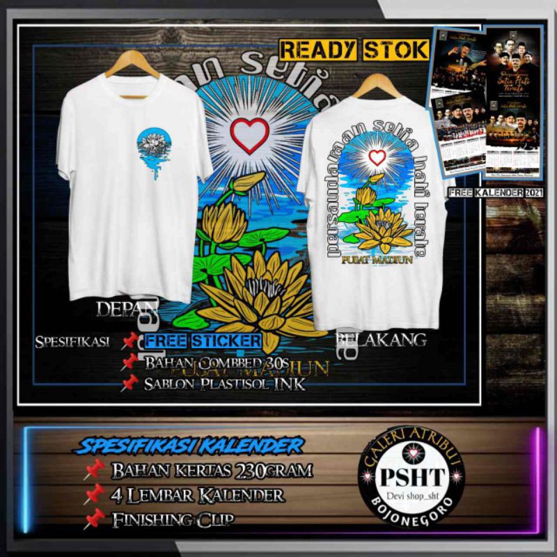 

Baju Persaudaraan Setia Hati Terate Distro Berbonus Kalender 2021