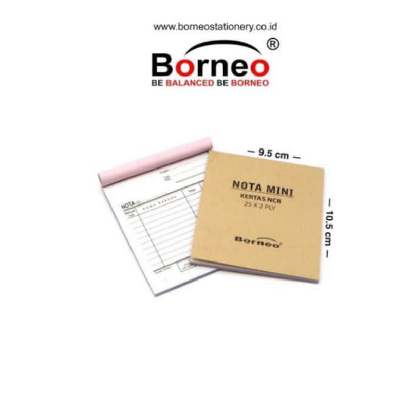 NOTA KONTAN MINI 2PLY BORNEO