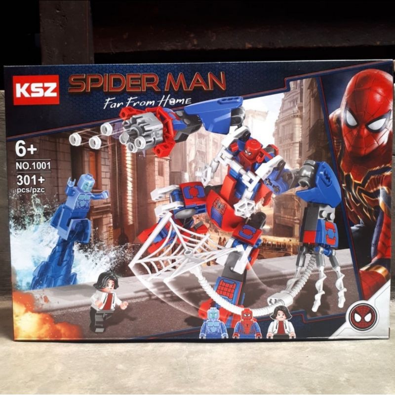 MAINAN BRICK LEGO SUSUN SPIDERMAN FAR FROM HOME