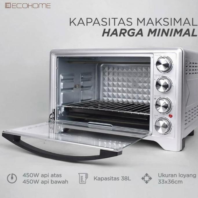Oven Listrik Ecohome Platinum Eop-888 - 38 L - Ecohome Oven Listrik