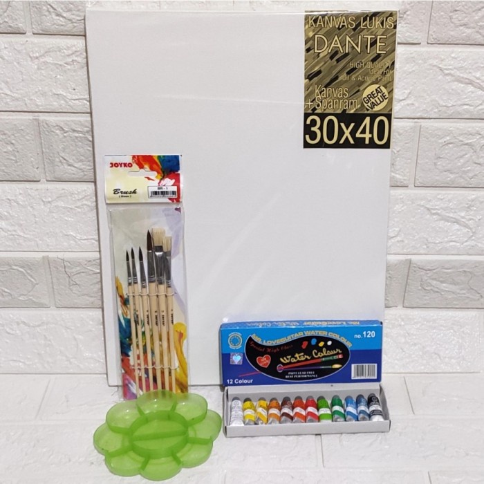 

Produk Terbaru Paket Melukis Set Kanvas 30X40 Kuas Palet
