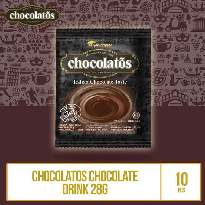 

9H476R- Chocolatos Drink Minuman Coklat By Garudafood (1 Renceng Isi 10 Pcs) Dyu5Ge4-