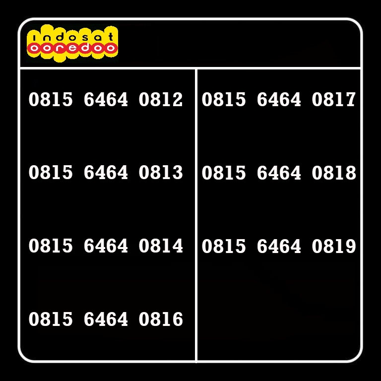 NOMOR CANTIK IM3 INDOSAT MURAH MERIAH NOMOR CANTIK IM3 INDOSAT TERMURAH NOMOR IM3 INDOSAT SUPER CANT