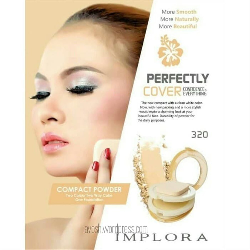 Implora Bedak 3IN1 Compact Powder / Bedak Foundation