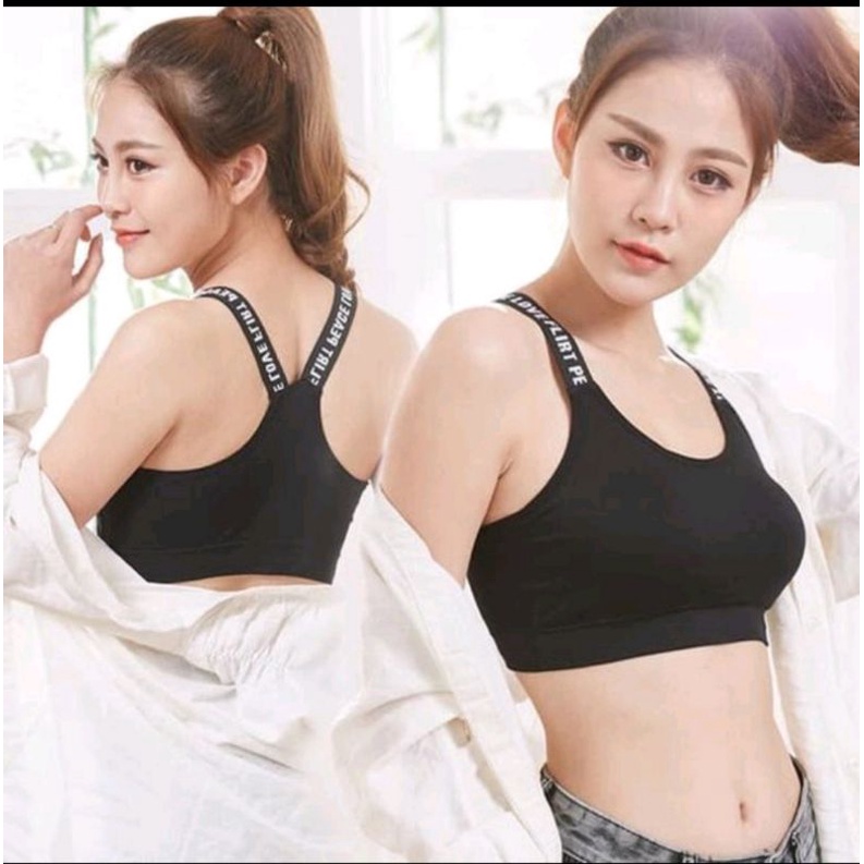 SPORT BRA KEMBEN TANPA KAWAT / PAKAIAN DALAM.WANITA BRA IMPORT