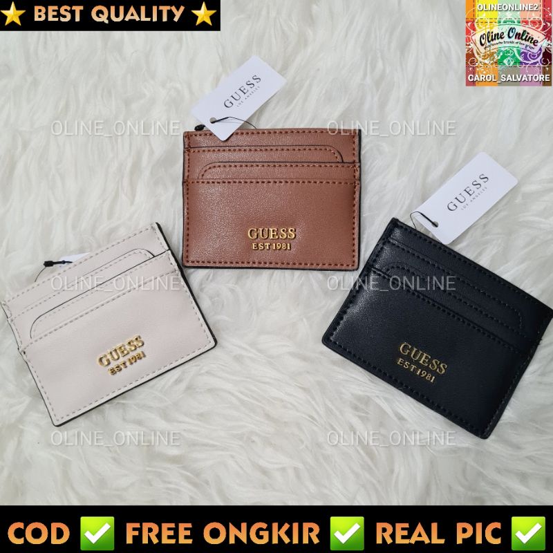 [oline_online] Card holder dompet kartu 7-10 slot motif 4g logo, embossed, crocodile grey maroon white cream beige brown coffee black with gift box kado kardus gift set gs extension extention gb pouch wrislet