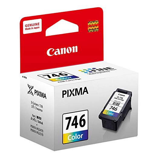 Catridge canon CL-746 Color 100% ORIGINAL untuk MG2570/iP2870/ dll